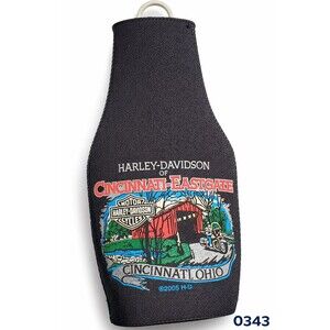 Harley Davidson Cincinnati Eastgate Bottle Coozie - 0343